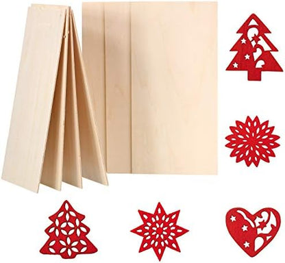 Blulu 10 Pack Basswood Sheets 8 x 4 x 1/16 Inch Thin Plywood Sheets - Image 4