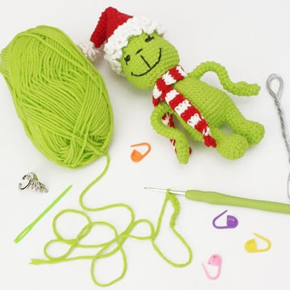 ALODNY Crochet Kit for Beginners,Christmas Crochet Kit for Beginners Adults,Knitting Kits Hooks Yarn Set with Step-by-Step Video Tutorials - Image 5