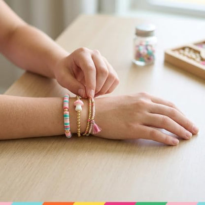 Bright Stripes Wish*Craft Mystical Jewelry Studio DIY Bracelet Kit, Ages 8+ - Image 6