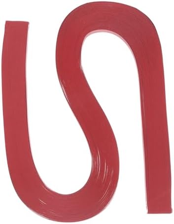 PATIKIL 120pcs Quilling Paper Strips Paper Flowers Quilling Kits 3/8"(10mm) Origami Paper for Adults Beginner Art Craft, 21"(54cm) Bright Red by PATIKIL