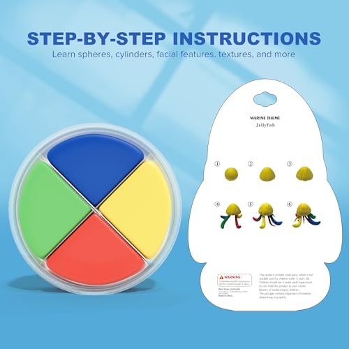 Aestd-ST Air Dry Clay Kit - Ocean Theme, Modeling Clay for Kids - Image 3