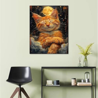 PHANTASYART Cat Paint by Numbers Kit for Adults 16x20inch - Image 2
