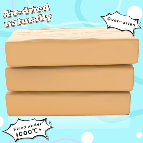 Aujazyble Air Dry Clay - 3.3lbs Yellow Natural Pottery Clay for Kids - Image 2