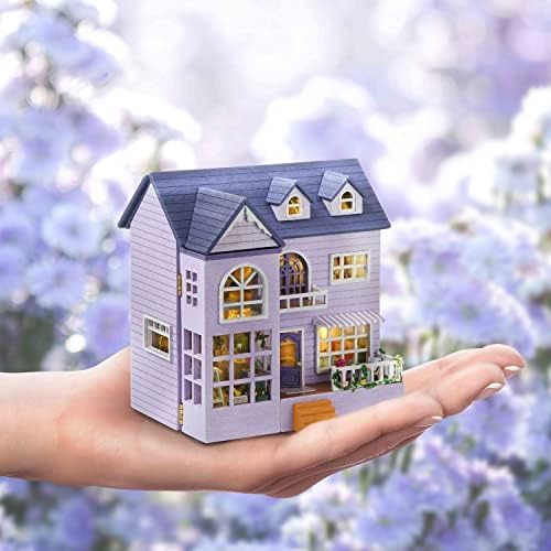 CUTEROOM DIY Miniature House Kit Wooden Craft Gift for Adult-Happy House - Image 3