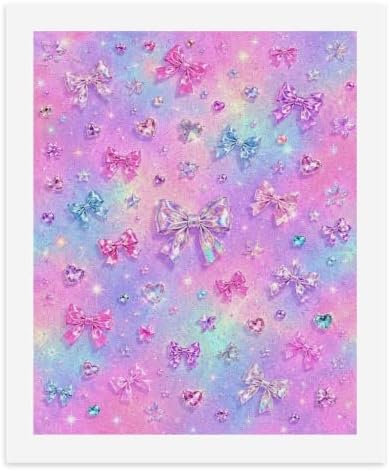 Paint by Numbers Kit for Adults Beginner Art Decor Rainbow Shine Bow by Unknown