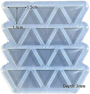 Angel Wings Mini Triangle Shape Earrings Mold for UV Resin Epoxy Resin Mold for DIY Earrings, Ear Studs, Jewelry Making Crafts, Chocolate Cake Mold Candy Mold, Silicone Molds - Image 2