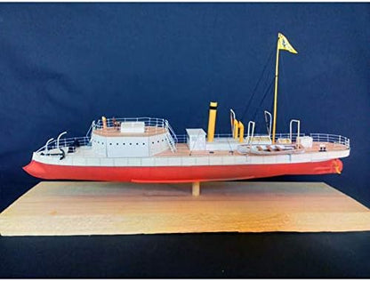 OREL 237 Gunboat Jinou (Tien-Sing), Navy, China, 1875, 1/100 Paper Model Kit, Gunboat - Image 2