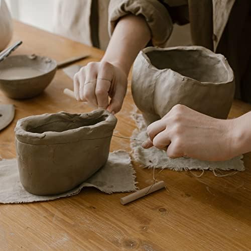 JOAWSOME Natural Air-Dry Clay Kaolin, Non-Toxic All-Purpose Compound 10LBs, All-Purpose Modeling Clay (Terra Cotta) - Image 3