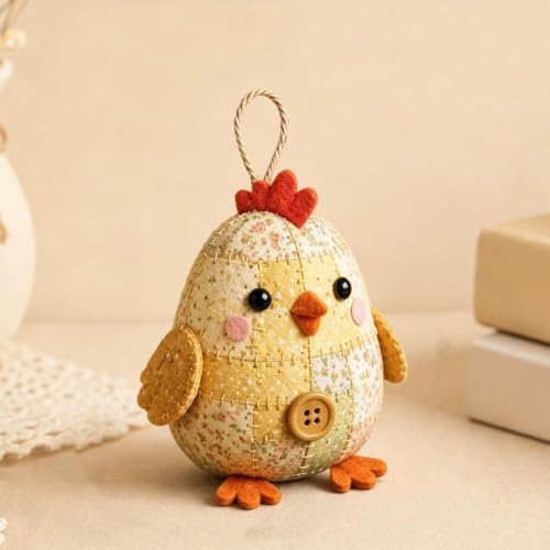 Patchwork Mouse DIY Sewing Kit for Adults & Beginners (Chick) - Image 3