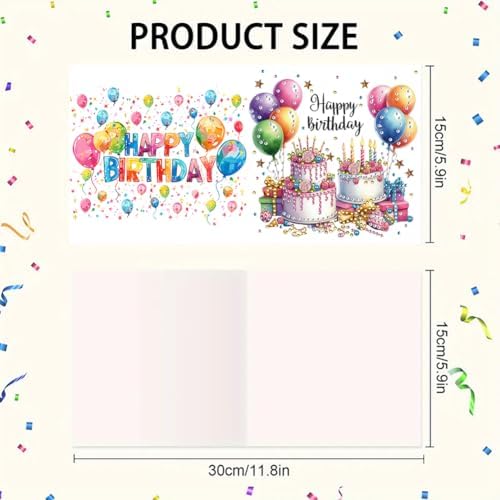 Diamond Art Greeting Cards Kit,Diamond Art Cards Special Shaped Diamond Painting Greeting Card Arts Crafts for Christmas Birthday Thanksgiving Day Holiday(B) (Style A) - Image 6