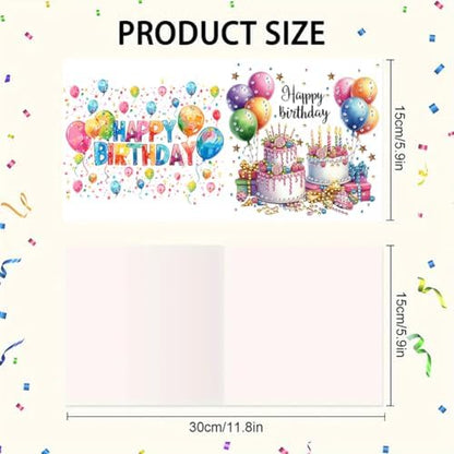 Diamond Art Greeting Cards Kit,Diamond Art Cards Special Shaped Diamond Painting Greeting Card Arts Crafts for Christmas Birthday Thanksgiving Day Holiday(B) (Style A) - Image 6