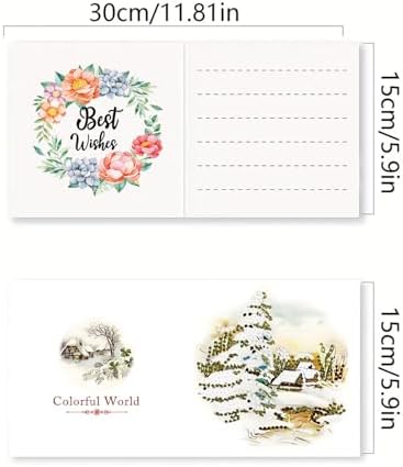 DDGYP 6Pcs Christmas Diamond Art Cards Kit with Envelopes - Image 2