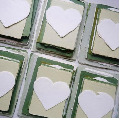 3.9 * 3.9 inch Square, Heart and Circle Shaped Paper Making Screen Papermaking Kit with Wood Mould and Deckle Set, Heart Shaped Deckle, Circle Shaped Deckle for DIY Handmade Paper - Image 6