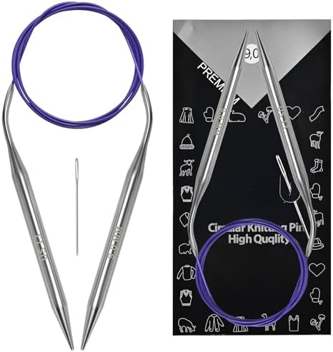 Soosui 9.0 mm Circular Knitting Needles US13, 47 inches/120 cm 3.5 mm, by Unknown