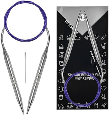 Soosui 9.0 mm Circular Knitting Needles US13, 47 inches/120 cm 3.5 mm, by Unknown