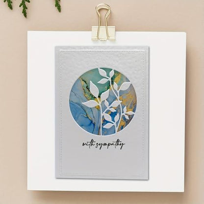Lapoo Flowers Cutting Die for Scrapbooking - Durable Metal Cutting Die for DIY Scrapbook Photo Album Decorative Paper Card, Metal Card Making Supplies (Creative Border 3.9 x 3.9 in) - Image 2