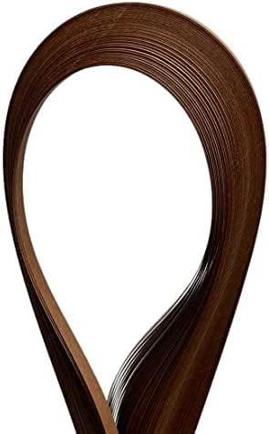 ODETOJOY Quilling Strips 5mm Brown Paper Quilling Set Strips Solid Color Origami Paper DIY Hand Crafts Quilling Paper Strips Brown - Image 4