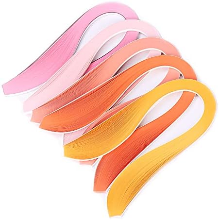 ODETOJOY White Quilling Paper Strips 7mm Crafts 1/4" Off White Cream Paper Quilling Set for Beginners Card Making Scrapbooking-120pcs, 54cm (Cream Off White) - Image 5