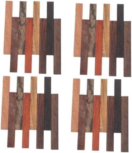 DOITOOL 32pcs Exotic Wood Pen Blanks for Woodturning Craft Blanks Unique Patterns for Custom Pen Kits and Creative Projects by DOITOOL
