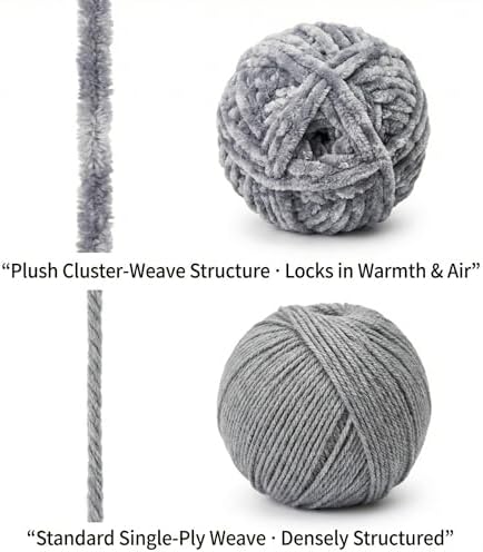 HOUSE CREATIVITY Chenille Crochet Kit for Beginners, Make 2 Ultra-Soft Cat Plushies, Amigurumi Crochet Starter Kit with Video Tutorial, Plush DIY Craft Kit with Chenille Yarn, Hook, Eyes & Stuffing - Image 4
