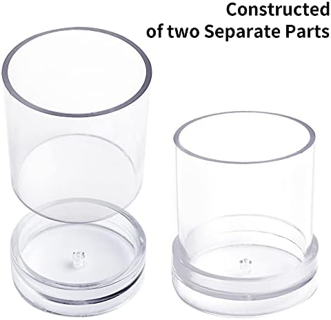 MILIVIXAY Cylinder Candle Mold Set-4PCS Pillar Candle Molds - Plastic Candle Molds for Candle Making-Candle Making Molds-120 Ft. of Wick 2 Wick Clips and 2 Wick Holders Included as a Gift. - Image 5