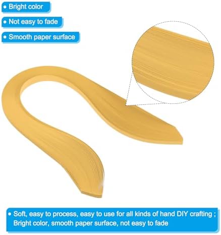 PATIKIL Quilling Strips Paper 600pcs 5mm 39cm Origami Paper Quilling Kits for Art DIY Craft Christmas, Khaki - Image 3
