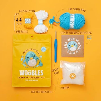 The Woobles Crochet Kit for Beginners - Pierre The Penguin - Image 3
