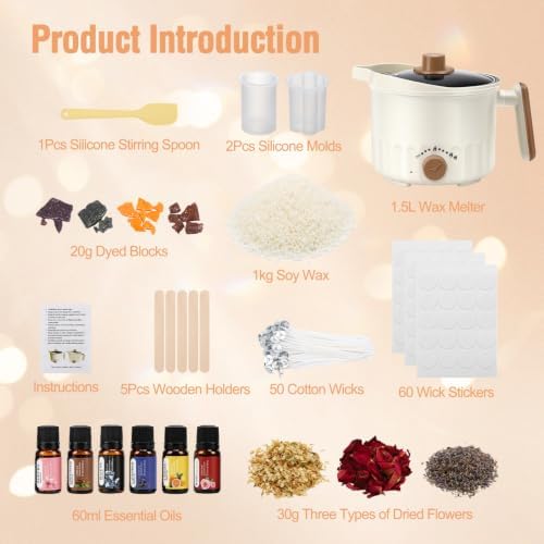Candle Making Kit, DIY Crafts Candle Making Supplies for Adults & Beginners - Image 7