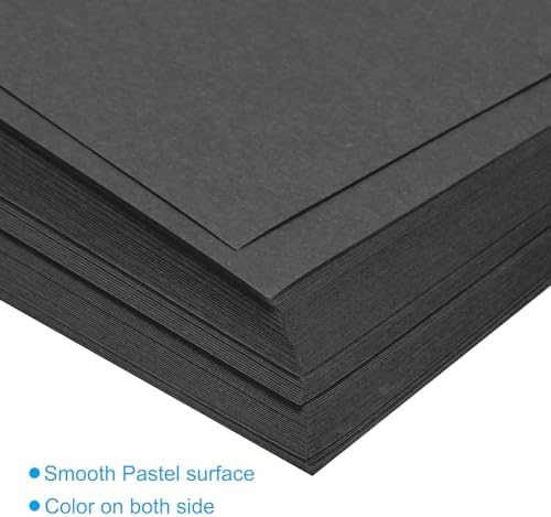 MECCANIXITY 100 Sheets Origami Paper Double Sided 8x8 Inch(20x20cm) Square Sheet for Art Craft Project, Beginners, Gifts Decor, Black - Image 4