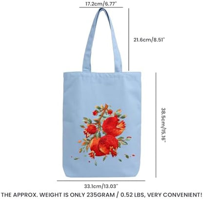 CREAWONDER Canvas Tote Bag Embroidery Kit with Pattern for Beginners, Arts and DIY Embroidery Crafts Kits for Adults, Include Instructions, Embroidery Hoops, Color Threads and Tool - Image 6