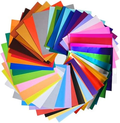 Japanese Origami Paper Includes Metallic Foil Type, 48 Colors (96 Sheets) - Image 6