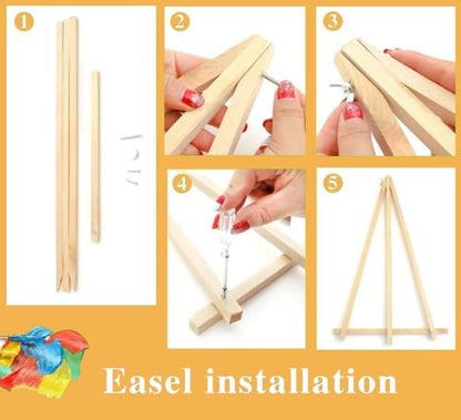Framed Jack Paint by Numbers Kits for Adults 12x16in with Wooden Easel - Image 7
