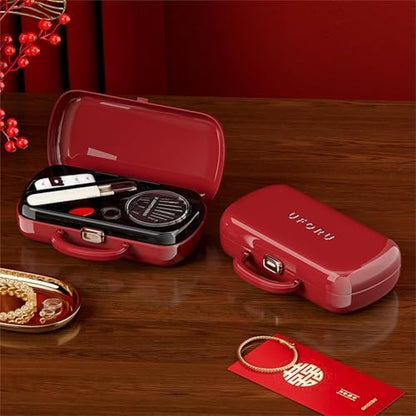 150Pcs Red Sewing Project Kit, Travel Family Sewing Supplies Repair Kit Portable Small Traveler Sewing Kit Sewing Thread Accessories DIY Sewing Supplies Organizer (Red) - Image 6