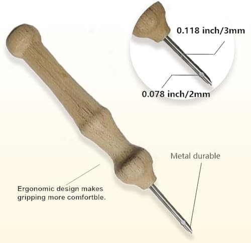 DOODLREAM Hug Cats Punch Needle Kit for Beginner, 9.4"x9.4" Cute Animal Punch Stitching Craft Set, DIY Embroidery Starter with Printed Frame, Instruction, Threader, Yarn, Pinch Needle - Image 7