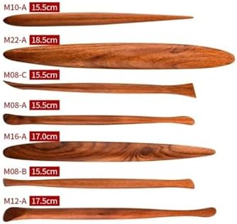 Pure Red Wood Clay Plastic Hand-Made Carved Colored Mud Soft Pottery Pottery Tools(7 piece Set) - Image 2