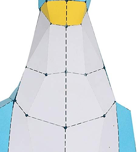 Adfaga Boardattack Papercraft Kit DIY Handmade Creative Craft Set with LED Lights USB Powered Educational for Teens Adults Home Decoration Art Project Complete Starter Package - Image 2