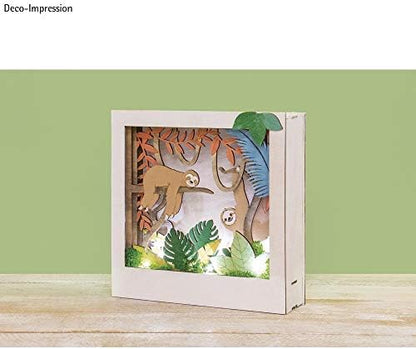 RAYHER Diorama, Wood Natural, 24x24x6.5 cm - Image 6