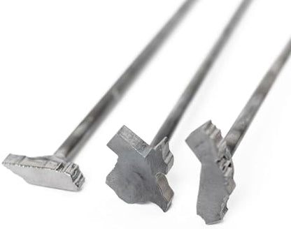 1" State Mini Steel Branding Irons Kit for Hats, Wood Burning, DIY Beginner Adult Crafts Bullet Points - Image 3