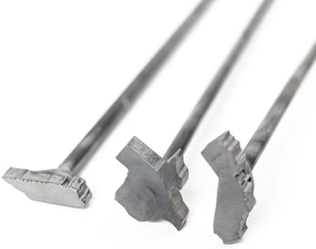 1" State Mini Steel Branding Irons Kit for Hats, Wood Burning, DIY Beginner Adult Crafts Bullet Points - Image 3