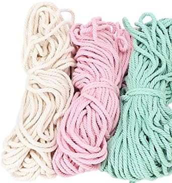 Macrame Kit for Adults, Bohemian DIY Weaving Craft Set with Cotton Threads and Bamboo Hoop, Complete Macrame Supplies for Beginners to Make Wall Hanging or Home Decor - Image 2