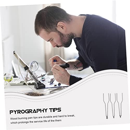 9pcs Pyrography Tips Heating Wire Nibs for Wood Burning Pen Accessories for Professional Beginner Artists Compact Design for Easy Storage - Image 7