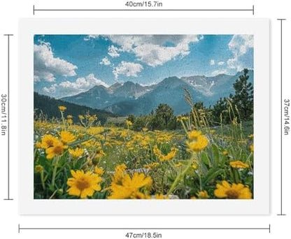GHBNK Flowers And Green Plants Paint by Numbers Kit for Adults Beginner 30x40cm DIY Adult Paint by Number Kits on Canvas Watercolor Oil Number Painting for Adults, Perfect for Home Decor Gift - Image 2