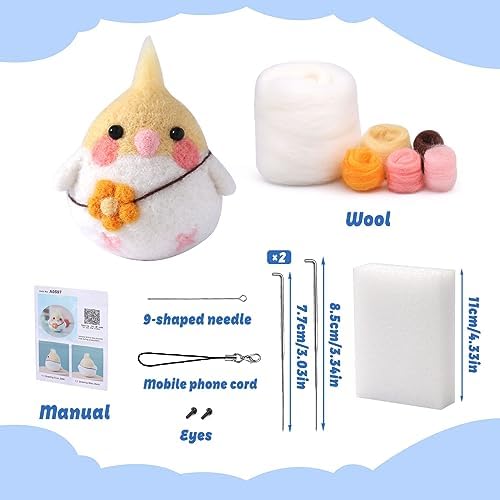 SOCNITC Animal Needle Felting Starter Kit with Needle Felting Tools - Image 2