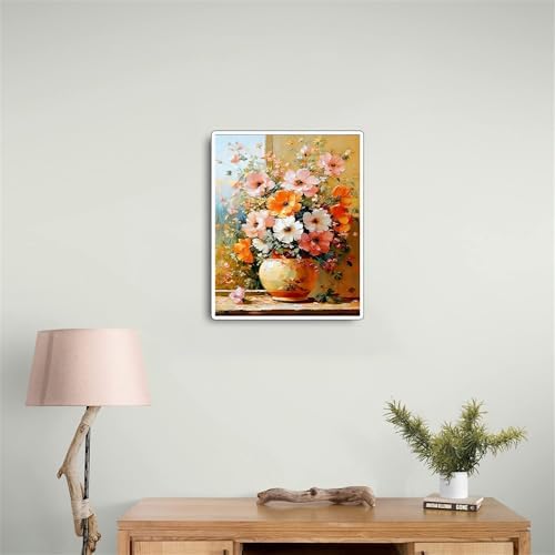 Flower Paint by Numbers Kit for Adults,Wild Daisy Adult Painting by Numbers for Beginner on Canvas,DIY Painting Kits for Home Wall Decor,Gifts (Flower5) - Image 7