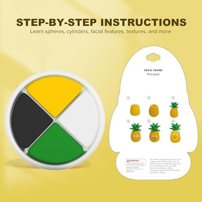 Aestd-ST Air Dry Clay Kit - Fruit Theme, Modeling Clay for Kids - Image 3