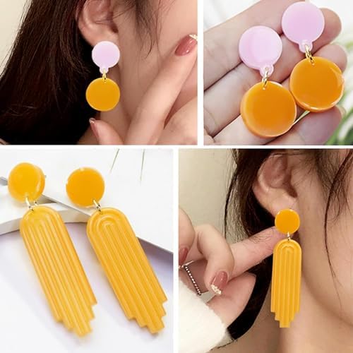 Resin Earring Molds, Set of 4 Style Silicone Earring Molds - Image 5