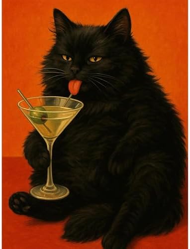 Lophomie Diamond Art Kits for Adults, 5D Cat Diamond Painting Kits 12x16 in by LophomieDiamondArtDiamondArtCoasters%E2%80%94AddWarmthandCreativitytoYourLifeTurnTinyDiamondsintoBigJoy