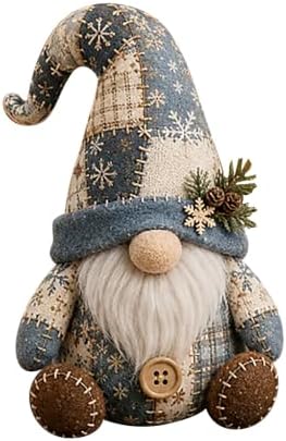 KIKX0DE DIY Patchwork Gnome Kit Sewing Pre-Cut Animal Christmas Craft Kit G - Image 2