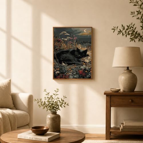 TELMOXA Cat Paint by Numbers Kit for Adults, 16x16 in - Image 2