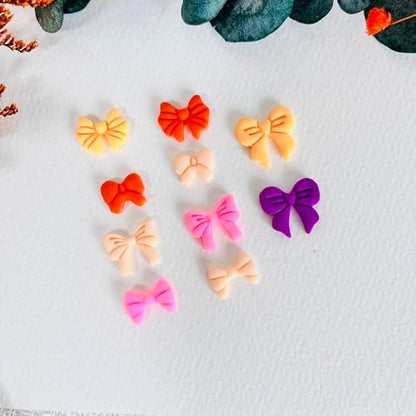 Xaekicr Polymer Clay Cutters Bow Set – 5PCS Cute Bow Clay Cutters for Polymer Clay Jewelry, Sweet Ribbon Clay Earring Cutters Shapes, DIY Clay Tools for Earrings, Charms and Crafts - Image 3